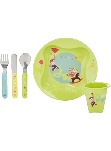 Bebe confort melamine dinner set prince and fairy, size 2 [31000199]