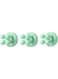 Kg20 Multipurpose Self Adhesive Hooks Holders for Hanging Towel Key Clothes Plug Cable, Silicone Hooks Stick to Wall Door, Holders for Kitchen Bathroom Home Office (3 Pieces) (GREEN)