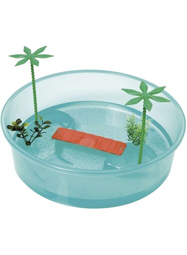 Georplast Tortuga Isle Round Turtle Tray
