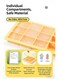 Silicone Ice Cube Tray with Lid, 15 Cavity Easy-Release Ice Mold for Home Drinks &amp; Coffee