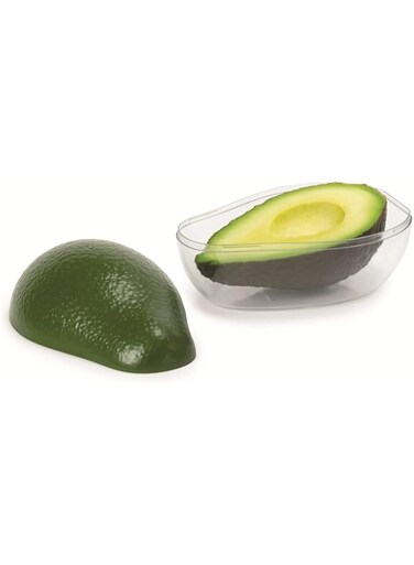 Snips Avocado Fresh Storage Container, Avocado Keeper, Size 13 cm, Transparent and Green, 100% made in Italy, 000903, SN-000903