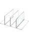 iDesign Box Organiser, medium sized partition wall for medium boxes from the The Home Edit by iDesign series, Order system with several compartments made of transparent plastic