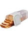 Khazna Bread Container, BPA Free Large Universal Toast Bread Box for Kitchen, Airtight Plastic Bread Storage Containers, Universal Sized Bread Box Keeper, Bread Saver