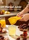 Manual Lemon Juicer/Fluicer &acirc;&euro;&ldquo; Easy-to-Use Handheld Citrus Squeezer with a Space-Saving Design, Ideal for Maximizing Juice Extraction from Fruits