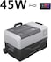 Crony Cx30 Quart (30L) Portable Refrigerator Freezer, Mobile Fridge Car Refrigerator With Trolley And Wheels (No Battery)