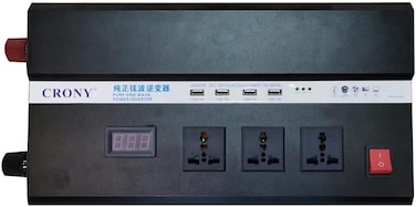 Car Inverter 4500W With Display Screen DC 12V To Ac 220V-240V Car Inverter Chargers Adapter 4 USB Ports Multi-Protection