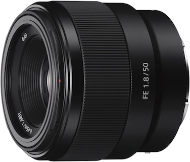 Sony FE 50mm F1.8 Compact Lightweight E Mount Lens With Beautiful Dedofusing Bokeh Compatible With Full Frame And APS C Camera SEL50F18F, Black, Lens Only