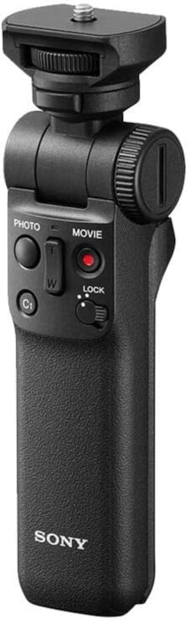 Sony GP-VPT2BT Handgrip (For Selfies And Vlogging, Can Also Be Used As A Tripod, Compatible With Select Alpha And Cyber-Shot Cameras From Sony) Black