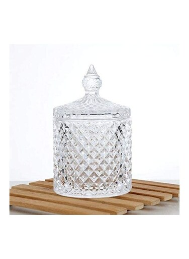 Candy Crystal Jar With Lid Clear
