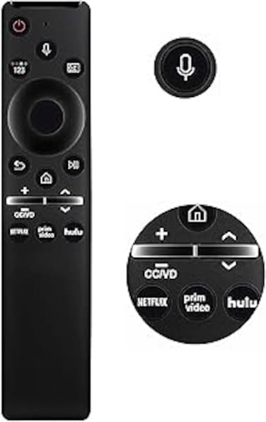ezControl BN59-01312A Remote for Samsung TV All Models with Voice Function, Compatible with All Samsung Smart Curved Frame QLED LED LCD 8K 4K TVs