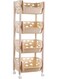 Containers Storage 4 Layer Home Organization Storage Container Rolling Storage Cart