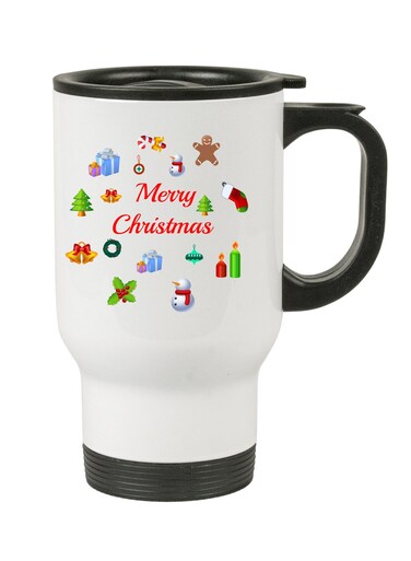 Stainless Steel Travel Mug Suitable Gift for Christmas and printed with Christmas theme (Design 5)