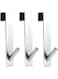 Oasisgalore Towel Hooks for Bathrooms, 3Pcs Heavy-Duty, Drilling-Free Over-Door Hooks for Glass Shower Doors (12.5cm)