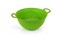 Colander with side handles in Plastic - 3.5 liters (Medium)   Color - Green   Ideal for your daily kitchen needs