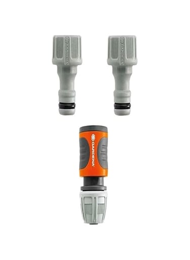 Gardena Hose Connector Set 13 mm (3/4 inch) and 15 mm (5/8 inch): For the beginning and end of the hose