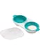 Azonee Egg Steamer, Egg Poachers, Egg Poacher Cups, Food Grade PP Material Safe and Secure Time Saving and Labor Saving, Multi-Function, for Kitchen Home Ovens Poached Eggs,Blue