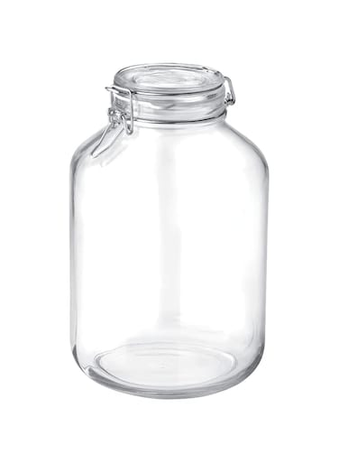 Bormioli Rocco Fido Clip Jar, Clear, 5 Litres