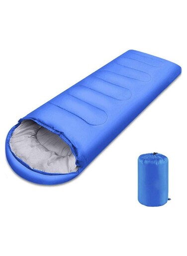 bag length, cap is 30CM long Outdoor Camping Summer Camping Sleeping Bag Lunch 200g Envelope Hooded Sleeping Bag