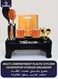 Multi-Compartment Plastic Kitchen Countertop Organizer with Knife, Spice &amp; Utensil Storage