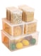 Optimal Storage Solution and Stay Organized with Stackable, Durable, BPA-Free and Leak-Proof Technology, Perfect for Home, Food and Kitchen Use