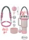 9 PCS Cup Accessories Set for Stanley, Water Bottle Accessories Set, Straw Topper Accessories for Stanley Cup 40oz&amp;30oz Tumbler (Pink)