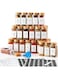 PICCASIO&trade; 12 PCS Spice Jars with Airtight Lids extensively useful Spice Containers with Labels and Kitchen ORGANIZER Jars for Tea, Sugar, Salt, Coffee. (12 Pieces Jars)