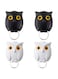 4 PCS Owl Key Holder for Wall, Auto Open Close Eyes Owl Key Holder, Wall Mounted Keychain Holder, for Wall Hanging Keys &amp; Decoration