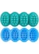 NALACAL Silicone Massage Bar Soap Molds, Cavity Silicone Massage Molds, Nonstick &amp; BPA Free, Handmade Soap Molds for Soaps Making(4 Pack)