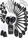 44 Pcs Kitchen Utensil Set Heat Resistant Silicone Cooking Kitchen Utensil Set with Holder Spoon, Spatula Kitchen Gadget Tool Set for Nonstick Cookware Dishwasher