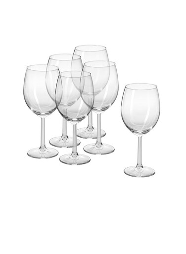 glass clear glass 44 cl 6 pcs