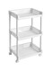Floor Removable Multipurpose Storage Rack White 45x27x67cm