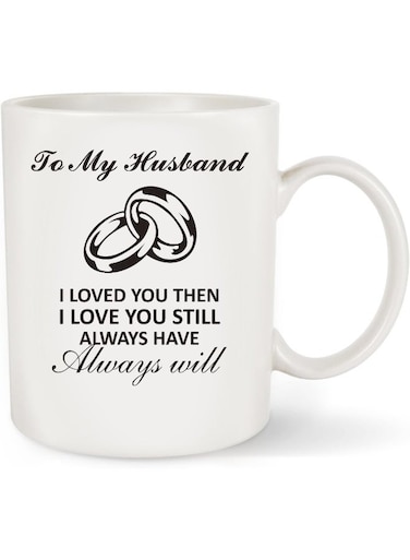 Your Wall Quote 'To My Husband - I Love You'   Perfect Gift by Spoil Your Wall   11oz White