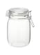Jar With Lid, Clear Glass1 L