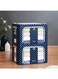 CHIC Stackable Storage Box Transparent Nylon Mesh Steel Frame Shelf Quilt Clothing Blanket pillow Shoe Holder Container Organizer See-through Window double zipper Folding (B100L-2PCS)