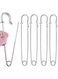 50 Pcs Large Safety Pins 3 Inch &ndash; Heavy Duty Stainless Steel Safety Pins for Clothes, Blankets, Crafts, Kilts, Skirts, and DIY Projects