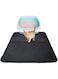 SKEIDO Cat Litter Pad Double-Layer Cat Litter Mat Trapper Pad Pet Rug EVA Mat Anti Splash Mat 46X60cm-H