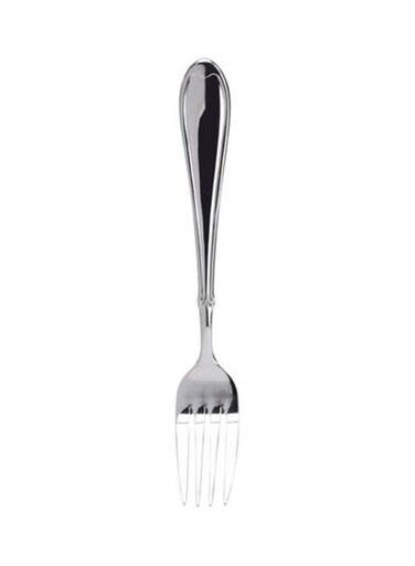 3-Piece Table Fork Set Stainless Steel Silver