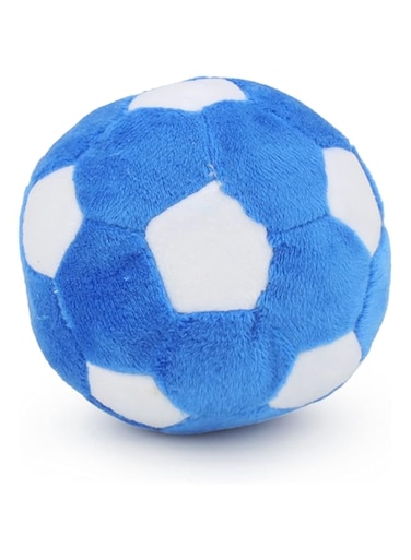 TONYFY Dog Toys Balls - Chewable Plush Football for Dogs, Soft Pet Squeaky Ball Stuffed with Fluffy, Durable Indoor Outdoor Dog Puzzle Toy, Birthday for Puppy Small and Medium Breeds