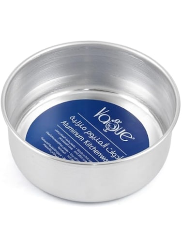 Vague Jordan 1 mm Aluminum Cake Pot, 22 cm Size, Silver