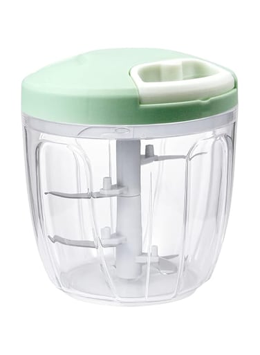 Chopper Manual - Food Vegetable Cutter Processor Grinder - Garlic press crusher &ndash; onion slicer Non electric quick to use