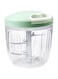 Chopper Manual - Food Vegetable Cutter Processor Grinder - Garlic press crusher &ndash; onion slicer Non electric quick to use