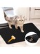 BREENHILL 60x45cm Cat Litter Mat for Cat Sand Litter Box Waterproof Easy Clean Double Layer Design Washable, Floor Protecter