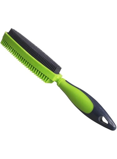 Godiyyer Rubber Pet Hair Removal Brush for Couch Clothes Dog Cat Pet Hair Carpet, Also Used as Dog Cat Bath Brush with Massage Effect