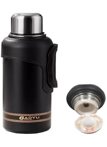Thermal Insulated Water Bottle 1000 ML 316 Stainless Steel Double Wall Vacuum insulated Water Bottles for Hot Cold Water Gym Bottle Flask Bottle Side Handle