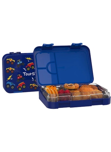 Lunch Box for Kids   Back-to-School Essential   4 Compartments, Leak-Proof, BPA-Free   Freezer, Microwave &amp; Dishwasher Safe (BLUE)