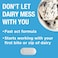 Lactaid Fast Act Lactose Intolerance Relief Caplets, Lactase Enzyme To Prevent Gas, Bloating &amp; Diarrhea Due To Lactose Sensitivity, Supplements For Travel &amp; On-The-Go, 60 Packs of 1-ct.