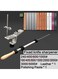 Knife Sharpener System, Precise Angle Adjustment 360&Acirc;&deg; Flipping Design Pro Stainless Steel Knife Sharpeners Set, Fine Grinding Chef Knife Sharpening Kit with 13 Thickened Whetstones with Bases