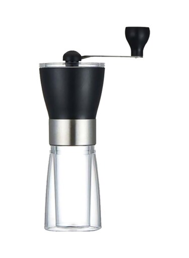 Coffee Grinder With Grade Burrs Black/Clear