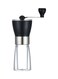 Coffee Grinder With Grade Burrs Black/Clear
