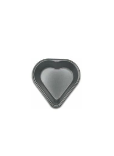Non-Stick Mini Heart Pan 10Cm X 2.5Cm - Black